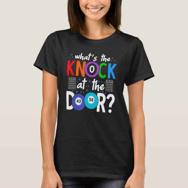 Whatu2019s der Knall am Eingang zum Glücksspiel Bi T-Shirt (Vorderseite)