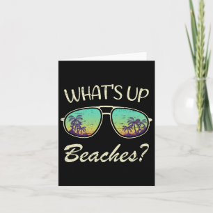 Whatup Beaches Sungles Beach Palm Tree Summer Va Karte