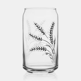 Wheat Ears Etched Wedding Glasses Dosenglas