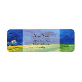 Wheat Field Under Clouded Sky by Van Gogh.
