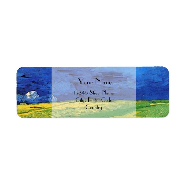 Wheat Field Under Clouded Sky by Van Gogh. (Vorne)