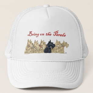 Wheaten & Black Scotties Linie Truckerkappe