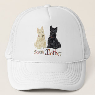 Wheaten & Black Scotties Muttertag Truckerkappe