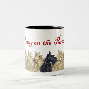 Wheaten & Black Scottish Terrier Zweifarbige Tasse