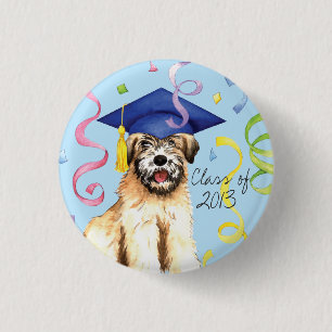 Wheaten Graduate Button