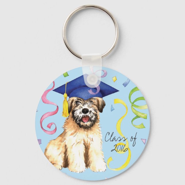 Wheaten Graduate Schlüsselanhänger (Vorderseite)