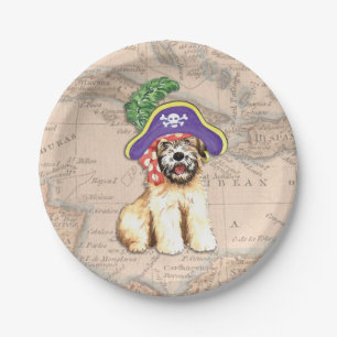 Wheaten Pirate Pappteller