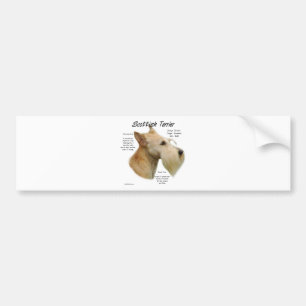 Wheaten Scottie History Autoaufkleber