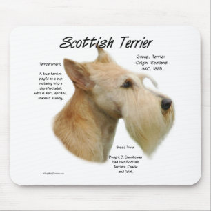 Wheaten Scottie History Mousepad