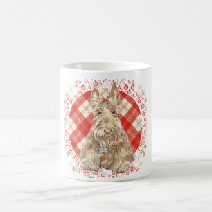 Wheaten Scottie Tartan Kaffeetasse