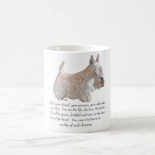 Wheaten Scottish Terrier - Männlicher Hund Kaffeetasse