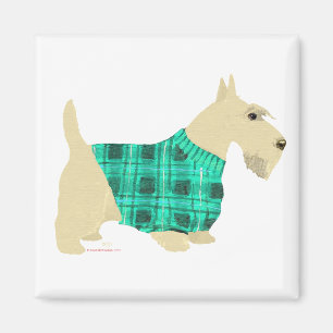 Wheaten Scottish Terrier Pullover Magnet