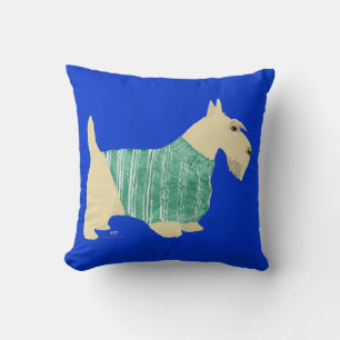 Wheaten Scottish Terrier Sweater Pillow Kissen