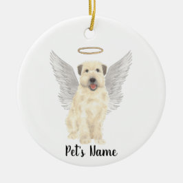 Wheaten Terrier Beileid Memorial Keramik Ornament