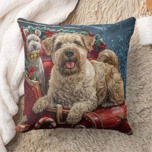 Wheaten Terrier Dog Weihnachtsfest Kissen