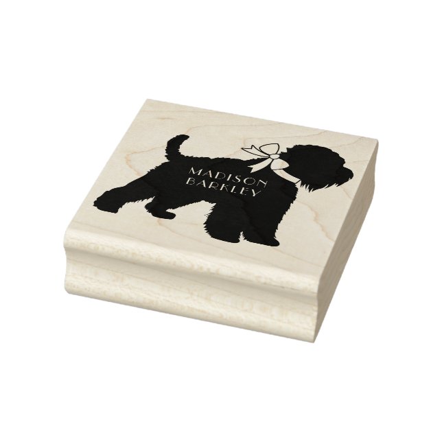 Wheaten Terrier Doppy Puppy Gummistempel (Stempel)