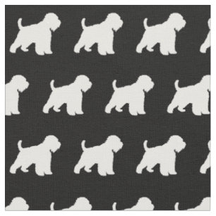 Wheaten Terrier Hund Silhouette Haustier Stoff