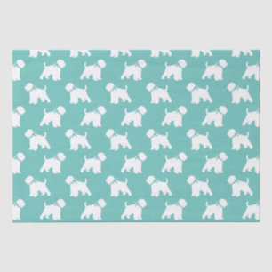 Wheaten Terrier Hund Silhouette Seidenpapier