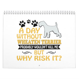 Wheaten Terrier-Kalender 2019 2020 Geschenke für Kalender