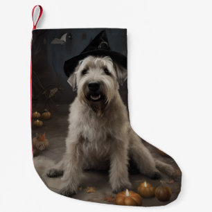 Wheaten Terrier Kürbisse Halloween Gruselig Kleiner Weihnachtsstrumpf
