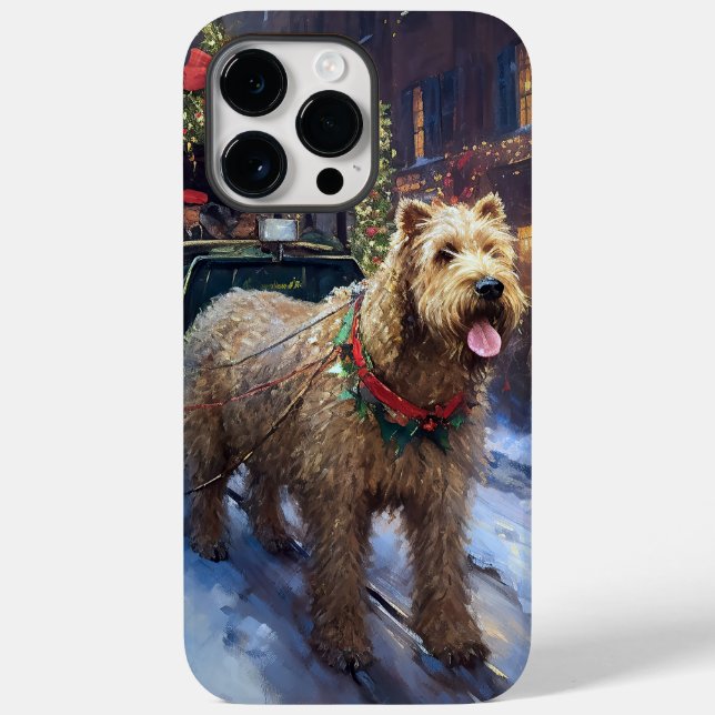 Wheaten Terrier Weihnachtssaison Case-Mate iPhone 14 Pro Max Hülle (Rückseite)