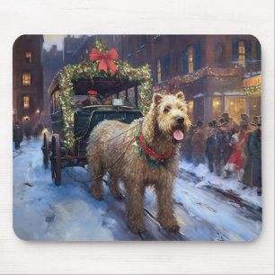 Wheaten Terrier Weihnachtssaison Mousepad