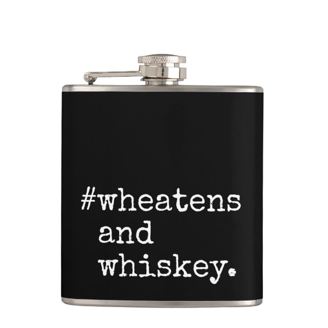 Wheatens und Whisky Flachmann (Vorderseite)