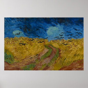 Wheatfield mit Crows Vincent van Gogh Poster