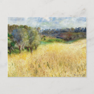 Wheatfield - Pierre-Auguste Renoir Postkarte