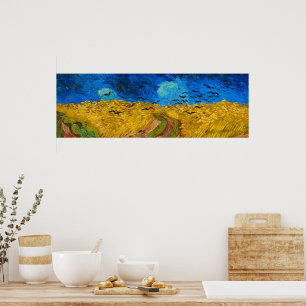 Wheatfield with Crows by Vincent van Gogh Poster
