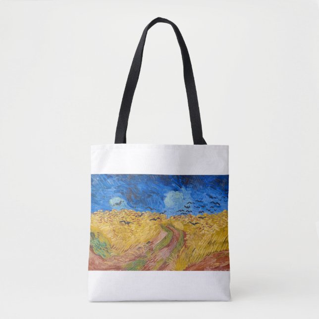 Wheatfield with Crows by Vincent van Gogh Tasche (Vorderseite)