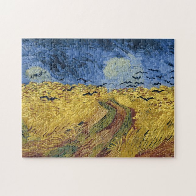 Wheatfield with Crows (F779) Van Gogh Fine Art (Horizontal)