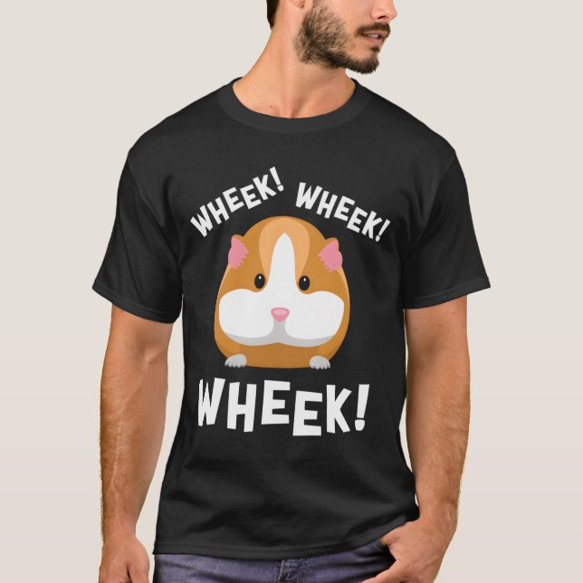 Wheek Wheek Guinea Pig T-Shirt (Vorderseite)