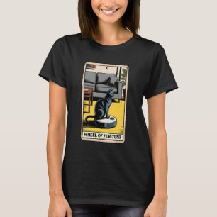Wheel of Fur-Tune Tarotkarten-Katzenroboter-Staubs T-Shirt
