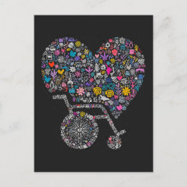 Wheel of Many Lives Postkarte