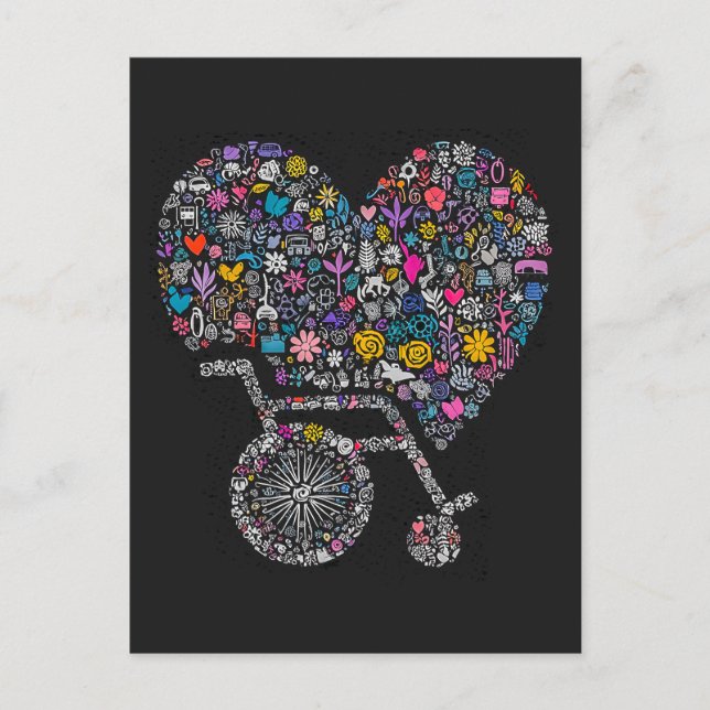 Wheel of Many Lives Postkarte (Vorderseite)