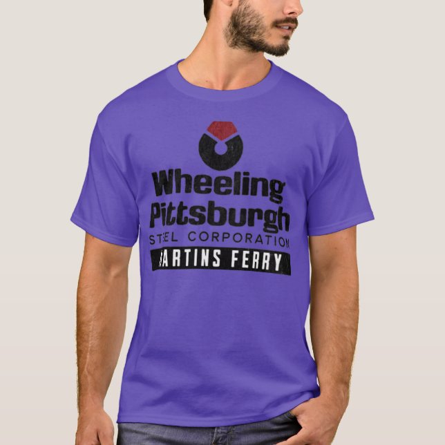 Wheel Pittsburgh Steel - Martins Ferry T-Shirt (Vorderseite)