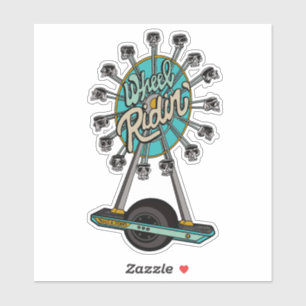 Wheel Ridin Sticker