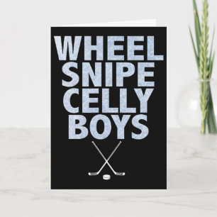Wheel Snipe Celly Boys Hockey  Karte