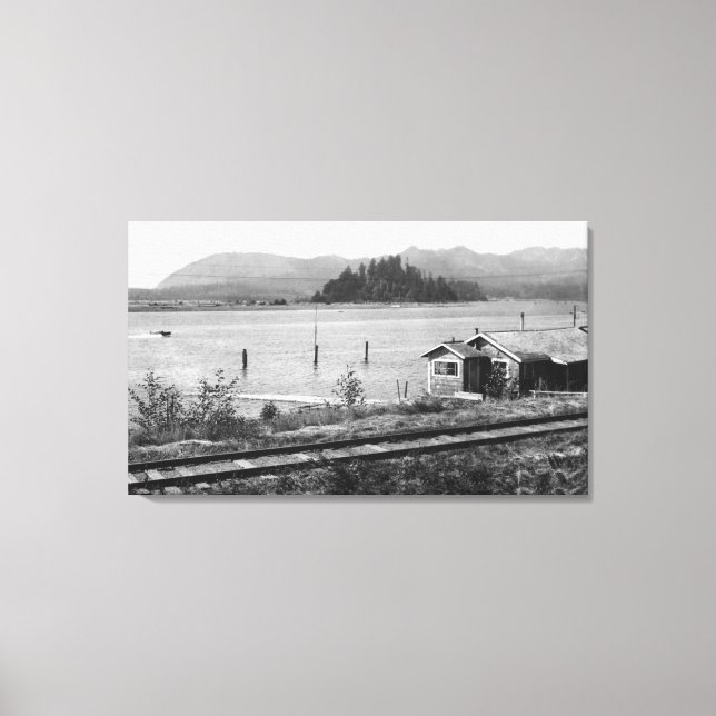 Wheeler, Oregon Nehalem Bay & Neah-Kah-Nie Leinwanddruck (Vorderseite)