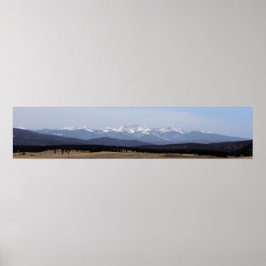 Wheeler Peak from Black Lake, New Mexico Poster