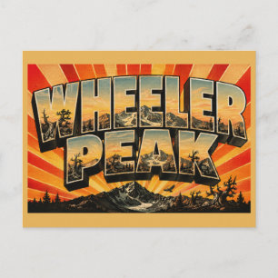 Wheeler Peak Nevada Alpengletscher Borstenkiefern Postkarte