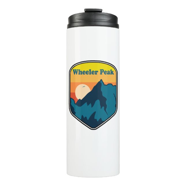Wheeler Peak New Mexico Sunrise Thermosbecher (Vorderseite)
