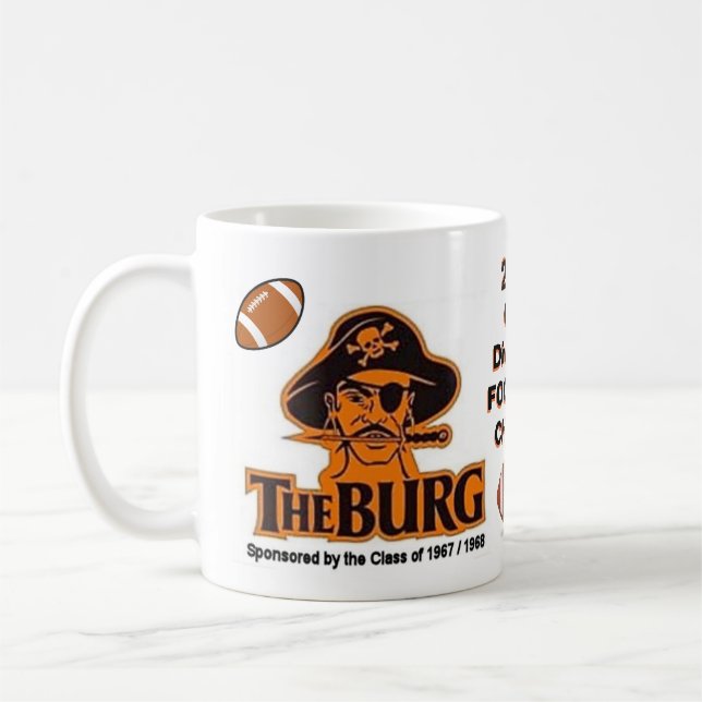 WHEELERSBURG gewinnt Staatsfußballkrone 2017 - Kaffeetasse (Links)