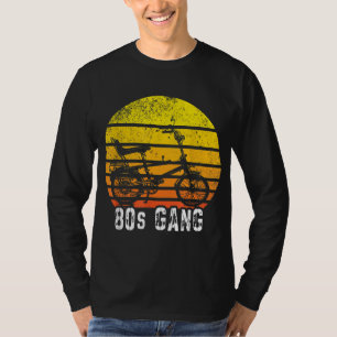 Wheelie Bike High-Riser 80er Biker Gang Hipster Vi T-Shirt