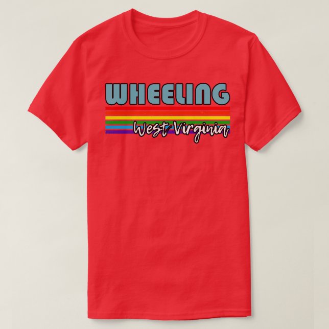Wheeling West Virginia Pride Wheeling LGBT Geschen T-Shirt (Design vorne)