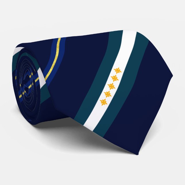 Wheeling (West Virginia) Stadtflagge Neck Tie Krawatte (Gerollt)