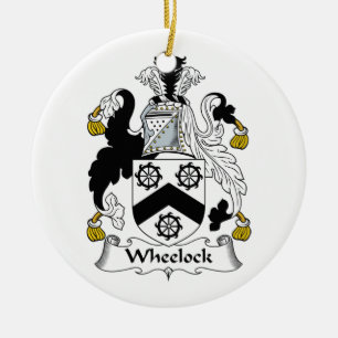 Wheelock Familienwappen Keramik Ornament