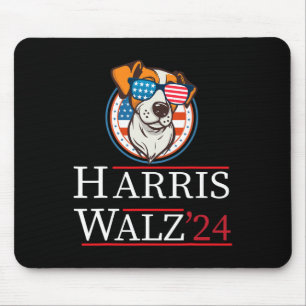 Wheimer 2024 Funny Dog Election Kamala Harris Tim Mousepad