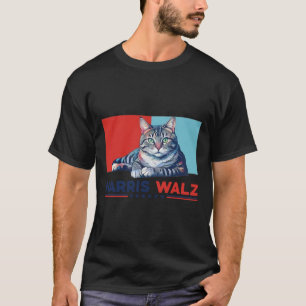 Wheimer 2024 Lustige Katze Wahl Kamala Harris T-Shirt